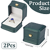 2Pcs PU Leather Jewelry Boxes CON-CL0001-16-2
