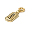 Brass Micro Pave Cubic Zirconia Pendants LS-KK-C111-02G-02-2