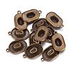 Tibetan Style Alloy Hat Pendants TIBEP-1023-AB-FF-1