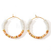 Bohemian Style Multicolor Shell Earrings Hoop Earrings VX2278-3-1