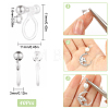 40Pcs 304 Stainless Steel Clip-on Earring Component STAS-SC0005-39P-2
