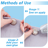 10Pcs Plastic Imitation Pearl Half Round Beads DIY-FG0010-45-3