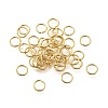 Brass Open Jump Rings KK-B147-03E-G-1