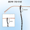 3Pcs 3 Colors PU Leather Eyeglass Chains AJEW-CL0005-86-6