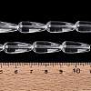 Transparent Glass Beads Strands GLAA-Q113-03A-A01-4