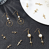 12Pcs 2 Style Brass Pendants KK-CN0002-83-4