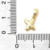 Brass Letter Charms KK-G554-22G-X-3