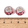 Opaque Resin European Beads RESI-N044-03S-01-4