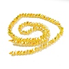 Electroplate Glass Beads Strands GLAA-Q105-04K-2