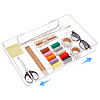 8 Grids Acrylic Storage Drawer Boxes without Lid CON-WH0095-182-1