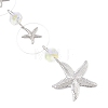 Glass Hanging Suncatchers HJEW-JM04584-4