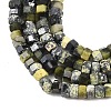 Natural Yellow Turquoise(Jasper) Beads Strands G-G345-C10-2x4mm-4