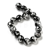 Natural Black Onyx Beads Strands G-C077-12mm-3B-5