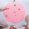 Double-sided Soft Felt Wall-Mounted Jewelry Hanging Rolls AJEW-WH0323-32A-3