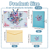 3D Pop Up Flower Paper Teachers' Day Greeting Card AJEW-WH0673-79-2