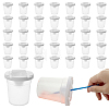 36Pcs Plastic Painting Brush Cleaning Bucket AJEW-WA0003-22-1