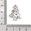 Brass Micro Pave Cubic Zirconia Pendants KK-L258-01P-B01-3