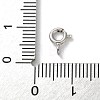 925 Sterling Silver Sping Ring Clasps STER-P063-04P-3