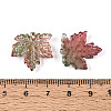 Baking Paint Transparent Glass Pendants DGLA-N014-11B-01-3