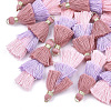 Polycotton(Polyester Cotton) Tassel Pendant Decorations FIND-T018-09-1