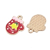 Christmas Alloy Enamel Pendants FIND-I067-02KCG-09-2