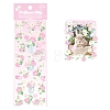 Flowers with Rabbits Paper Sticker PW-WGCFCFE-08-1