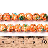 Spray Painted Synthetic Turquoise Beads Strands G-N352-25A-01-4