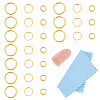 3 Styles 925 Sterling Silver Open Jump Rings STER-UN0001-22A-1