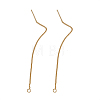 Brass Stud Earring Findings KK-TA0007-12G-2