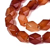 Dyed Natural Red Agate Beads Strands G-Q608-11C-4