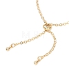 Natural Rose Quartz Beads Link Bracelets BJEW-JB13087-01-4