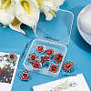 1 Set Alloy Glass Snap Buttons DIY-SC0020-36-7