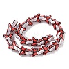 Transparent Glass Enamel Beads LAMP-C023-03E-2