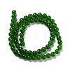Natural & Dyed Malaysia Jade Bead Strands G-A146-6mm-A28-3