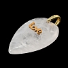 Natural Quartz Crystal Pendants G-G470-03G-10-2