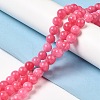 Natural Dyed Jade Beads Strands G-M402-C03-12-2