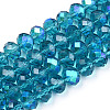 Electroplate Glass Beads Strands LS-EGLA-A034-T2mm-L25-1