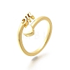 Brass Cuff Rings for Women RJEW-U044-M-4