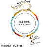 Brass Charm Bracelets LS-FR9863-3
