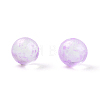 Luminous Transparent Glass Seed Round Beads GLAA-F124-D09-A-6