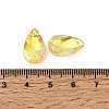Faceted Teardrop Glass Pendants GLAA-O008-A17-6