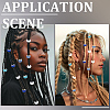 3Pcs Acrylic Hair Pin Bun Maker OHAR-PA0001-03-6