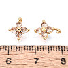Brass Micro Pave Cubic Zirconia Pendants KK-D356-07I-G-3