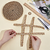 25M Handmade Woven Crafts Frond Ribbon DIY-NB0015-69-3