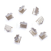Iron Ribbon Crimp Ends E004Y-2