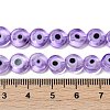 Handmade Evil Eye Lampwork Beads Strands LAMP-G164-10B-02-4