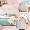 Polyester Bowknot Hanging Banner OFST-WH0004-121B-5