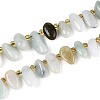 Natural Myanmar Jade Beads Strands G-Z091-A28-4