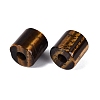 Natural Tiger Eye European Beads G-P520-05C-3