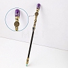 Natural Amethyst Twelve Constellation Magic Wand PW-WG31255-02-1